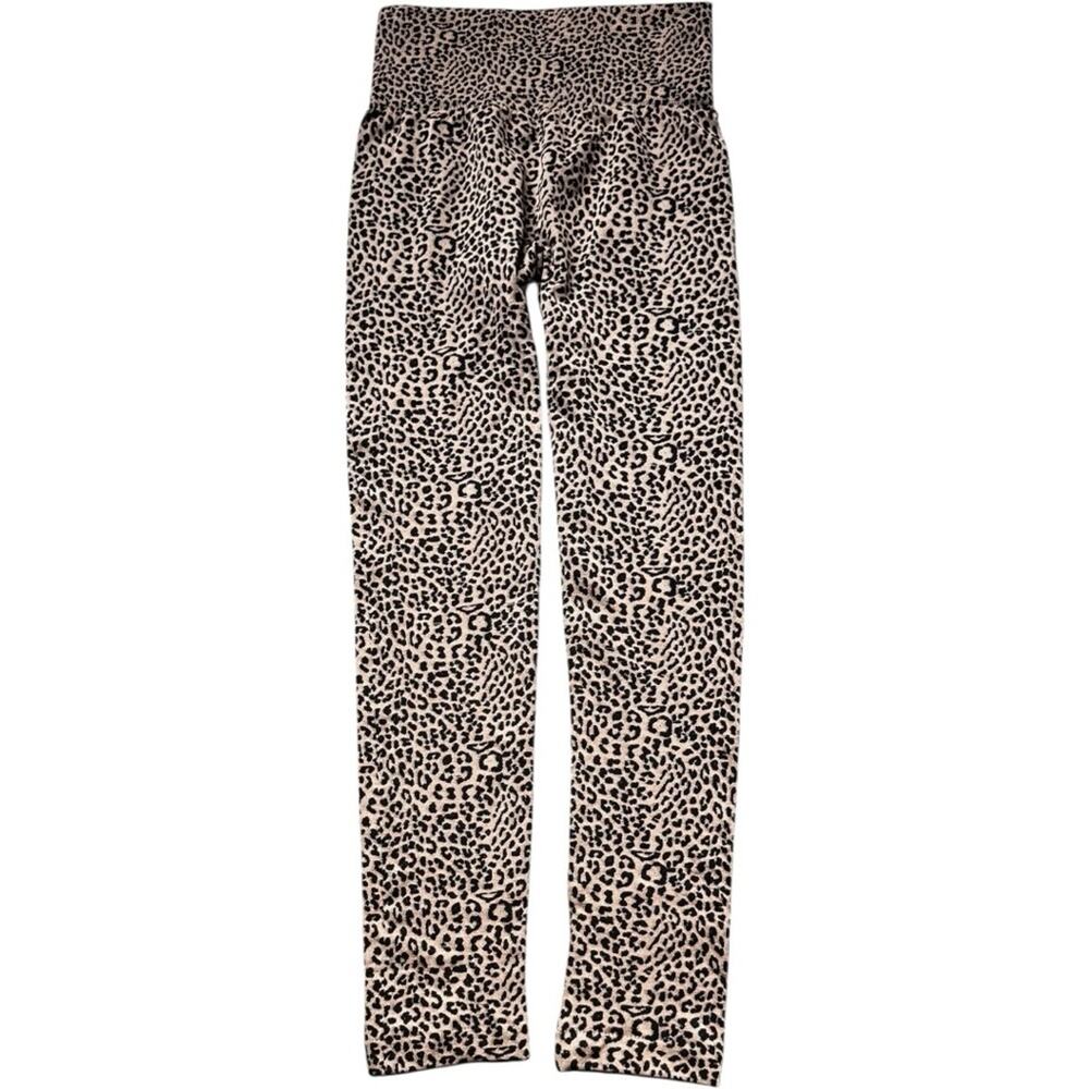 Zac and Rachel Women’s Leopard Print Leggings Sz L/XL